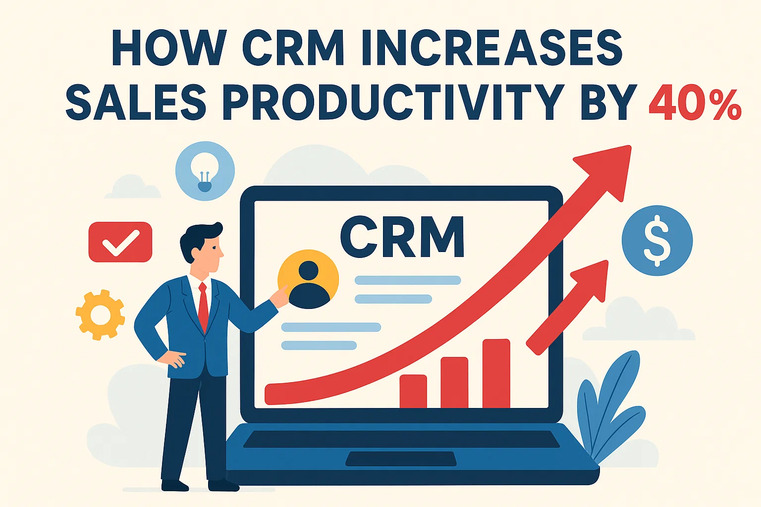 How CRM Increases Sales Productivity by 40% Thumbnail